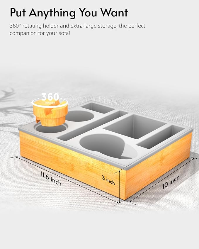 Couch Cup Holder Tray - Image 2