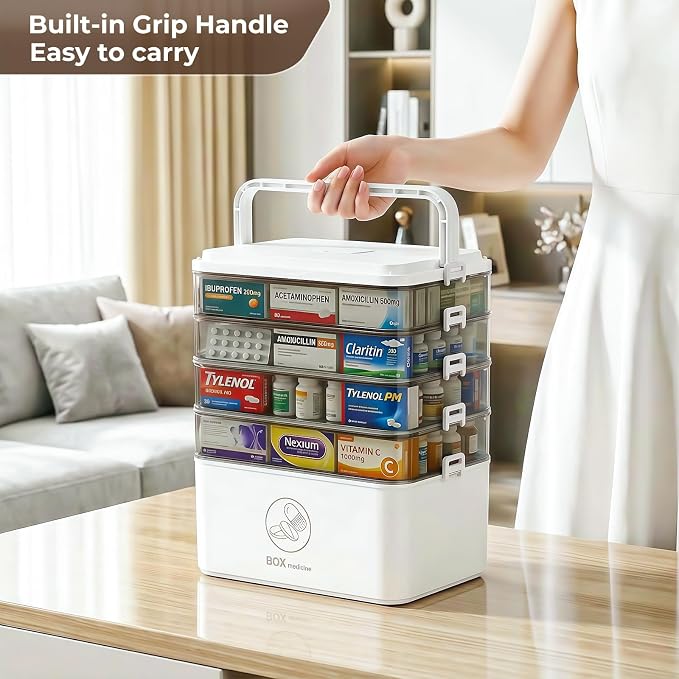 5-Tier Medicine Cabinet Organizer - Image 3