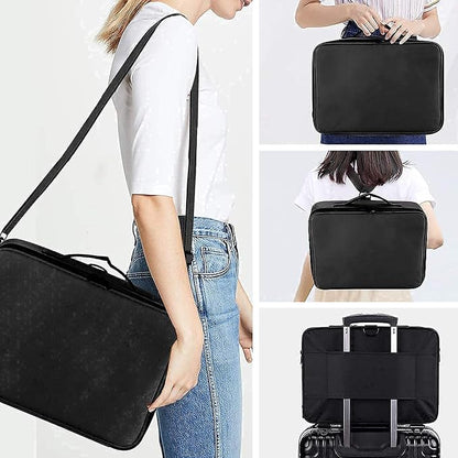 JOURMON Travel Makeup Train Case, Large Capacity Cosmetic Bags - Image 5