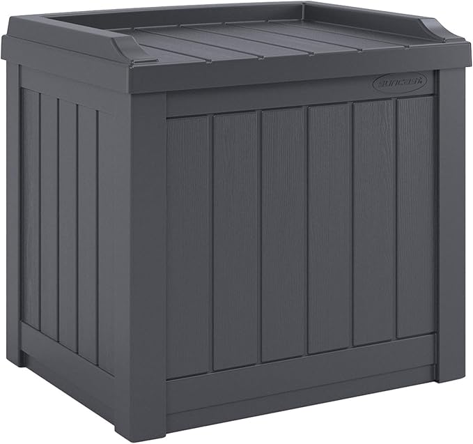 Suncast 2 Pack Small Deck Box Storage w/Bench Seat - Image 6