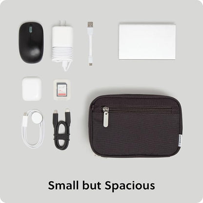 U Brands Canvas Tech Organizer Pouch 9 Compartments, 7.8 x 5 Inch Cable - Image 5