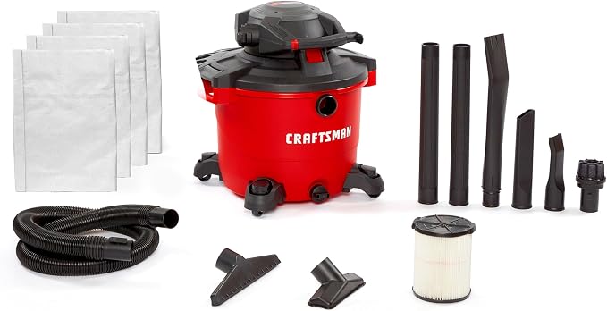 Craftsman CMXEVBE17607 16 Gallon 6.5 Peak HP Wet/Dry Vac by CRAFTSMAN
