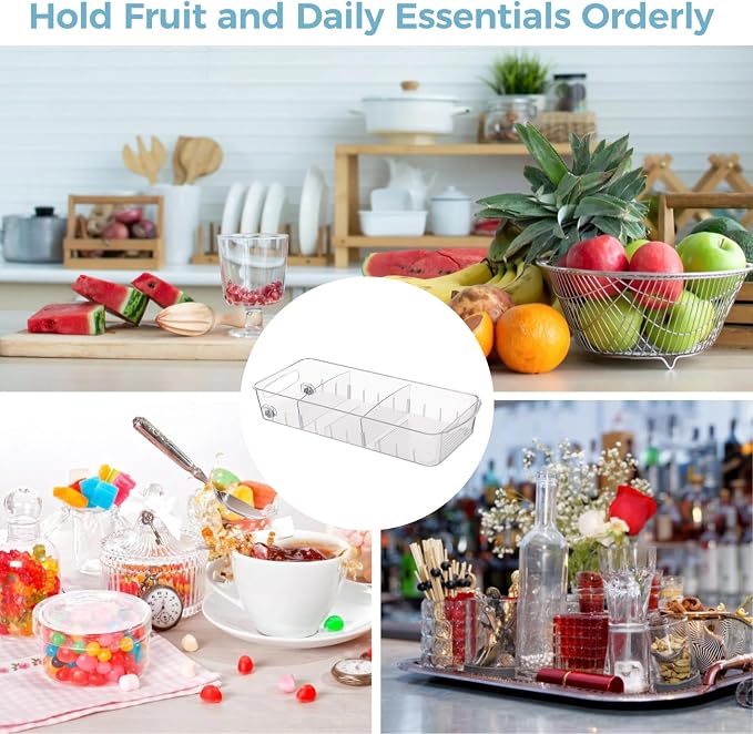 4 PCS Fridge Organizer Bins - Image 5