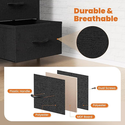 Sweetcrispy 7 Drawer Dresser Storage Organizer - Image 4