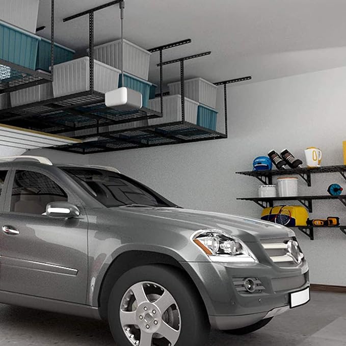 FLEXIMOUNTS 4x8 Overhead Garage Storage Rack, Adjustable Organization System - Image 3