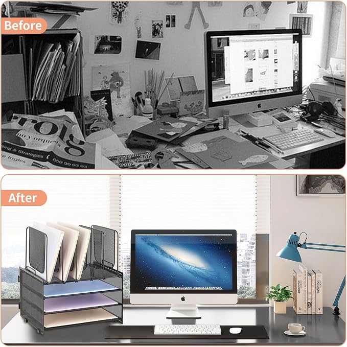 Desk Organizers and Accessories, 3-Tier Paper Organizer - Image 2