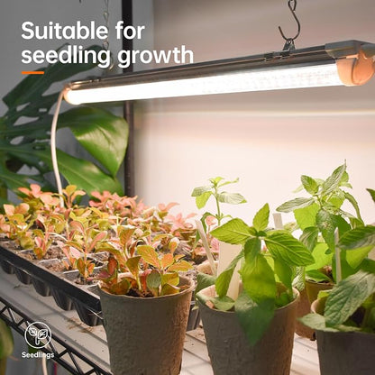 Bstrip 5-Tier Plant Shelf with Grow Light, Large L-Shaped or Long Shape Indoor - Image 5
