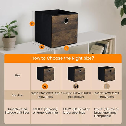 4 Pack Durable Storage Cube Bins - Image 7