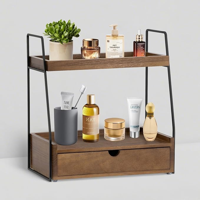 2-Tier Bathroom Organizer Countertop by dreampossible