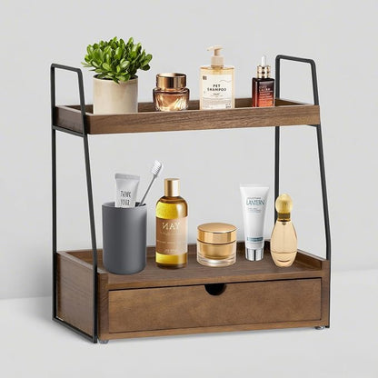 2-Tier Bathroom Organizer Countertop by dreampossible