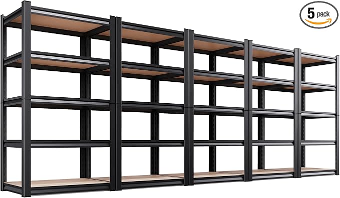 5-Pack Garage Shelving for Multi-Room Home Storage & Organization, Household by CreatingaComfortableLiving