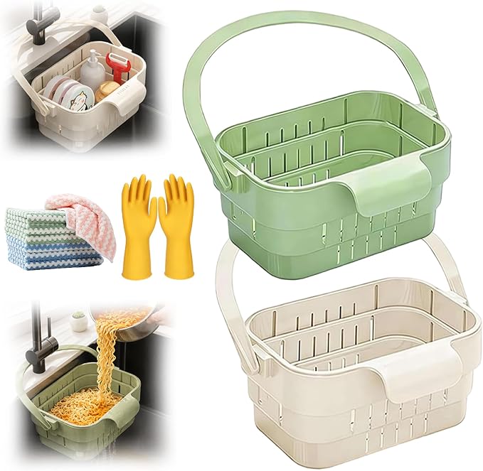 2Pack Multifunctional Hanging Sink Drain Basket by Unknown