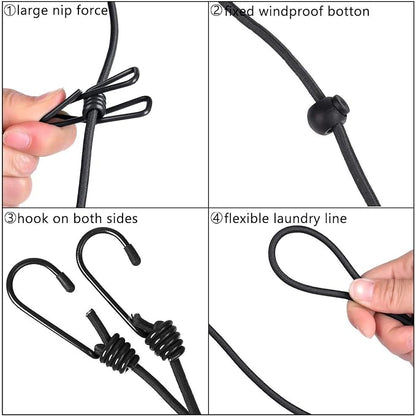 1 Pack Portable Clothesline - Image 3
