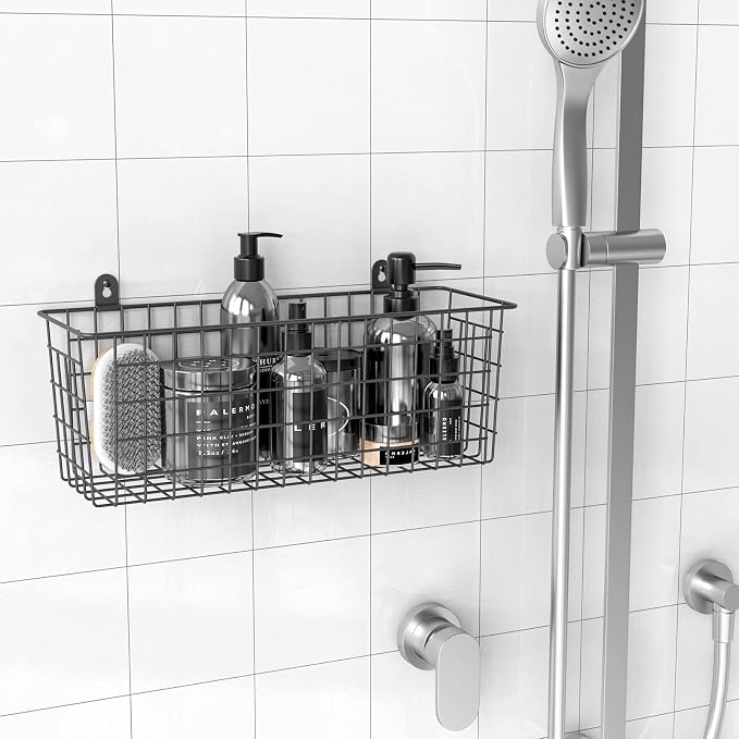 MaraFansie Wire Basket 2-Pack Hanging Wall Organizer Cabinet Storage Basket - Image 3