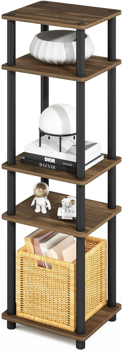 Furinno Turn-N-Tube Storage Shelves, Stackable Standing Shelf, Open Corner Shelf - Image 4