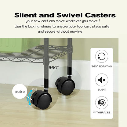 NChanmar 5-Tier Wire Shelving Unit Storage Shelves - Image 4