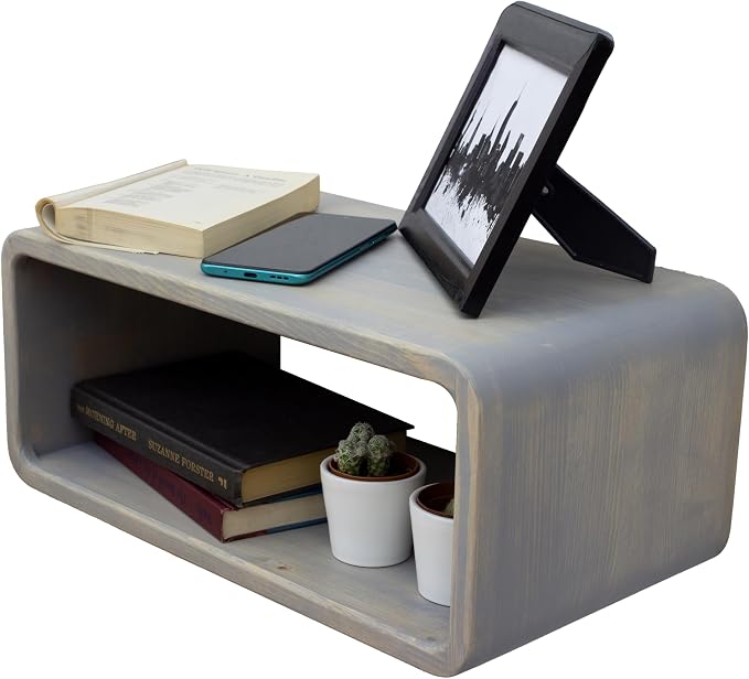 Floating Nightstand Wooden, Bedside Table, Nightstand Shelf, Wall Mounted by Woodches