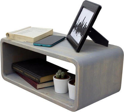 Floating Nightstand Wooden, Bedside Table, Nightstand Shelf, Wall Mounted by Woodches