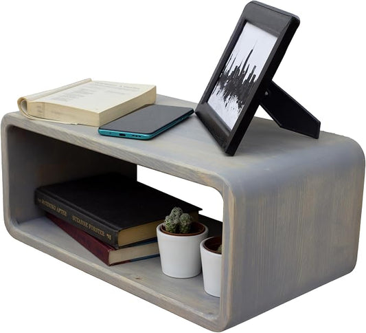 Floating Nightstand Wooden, Bedside Table, Nightstand Shelf, Wall Mounted by Woodches