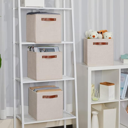 Temary 11x11 Storage Cubes Fabric Storage Cubes Storage Bins - Image 5