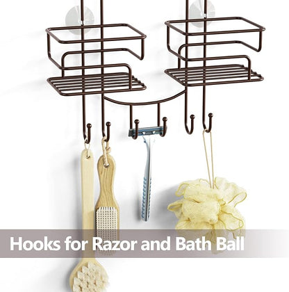 SRIWATANA Shower Caddy Organizer Hanging Over Head, Bathroom Shower Rack Hanger - Image 7