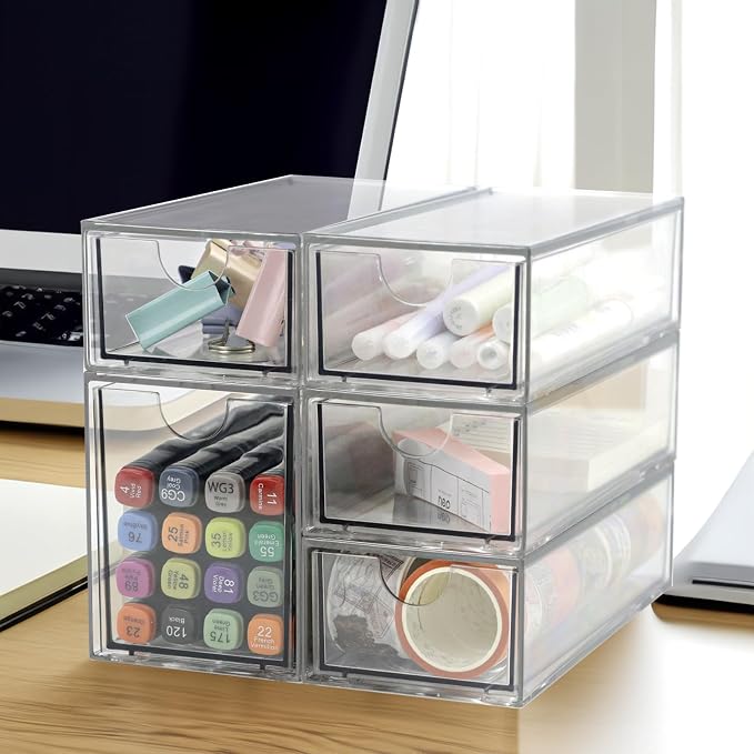 Acrylic Makeup Organizer, Plastic Organizer Bins - Image 5