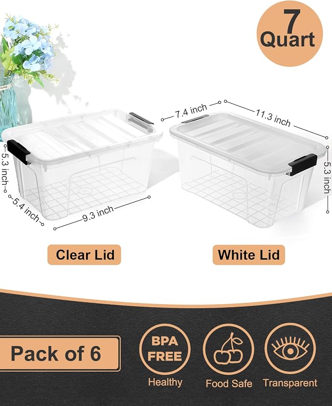 EOENVIVS Plastic Storage Bins - Image 2