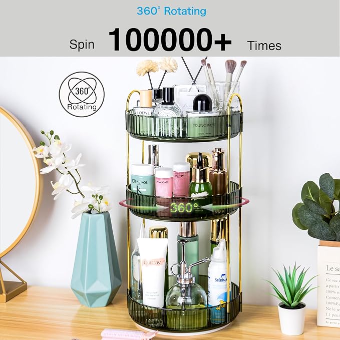 360 Rotating Makeup Organizer - Image 5