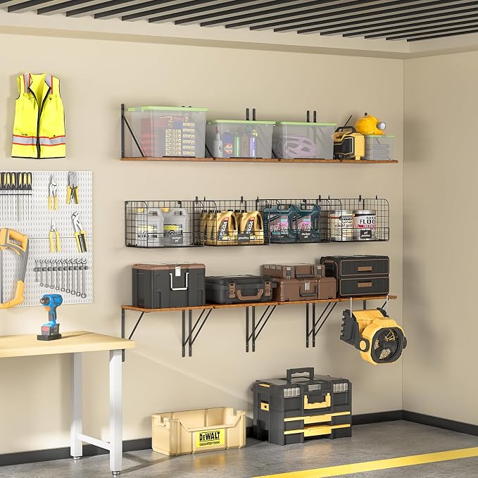 2 Pack Garage Shelves Wall Mounted - Image 5