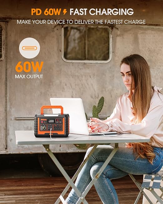 EBL Portable Power Station 1000W, Camping Solar Generator 270000mAh - Image 4