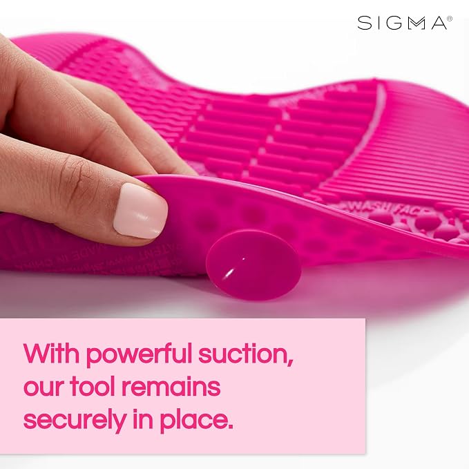 Sigma Beauty Makeup Brush Cleaner Mat – Sigma Spa Express Silicone Makeup Brush - Image 4