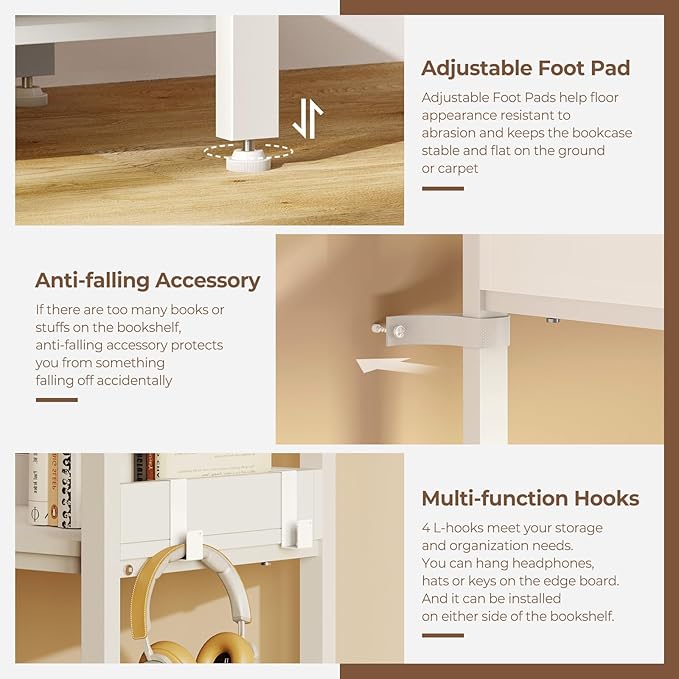 Rolanstar Bookshelf 6 Tier - Image 5