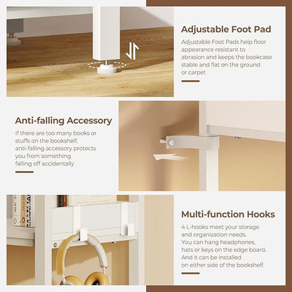 Rolanstar Bookshelf 6 Tier - Image 5