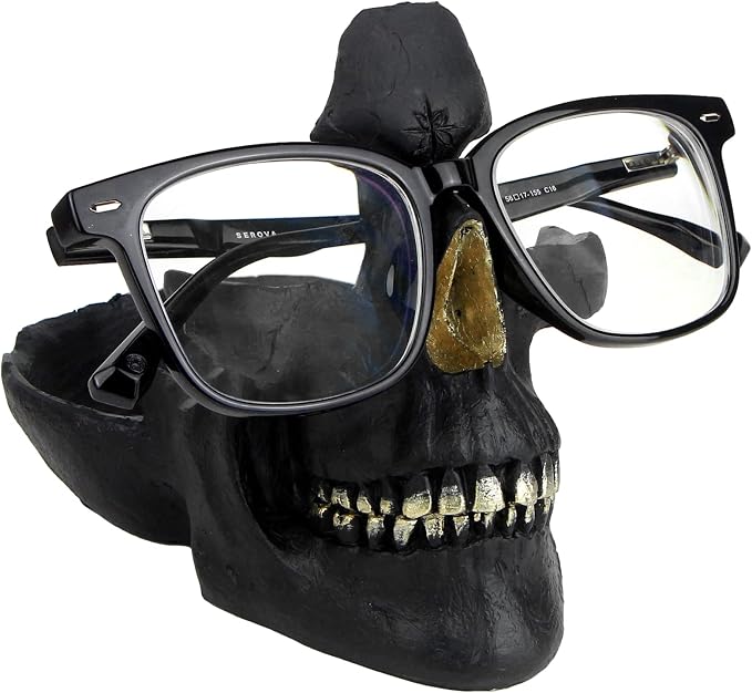 Mrlikale Skull Glasses Stand, Creative Eyeglasses Rack, Sunglasses Spectacle by MrlikaleHOMEDECOR