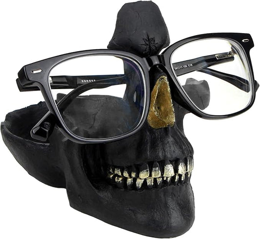 Mrlikale Skull Glasses Stand, Creative Eyeglasses Rack, Sunglasses Spectacle by MrlikaleHOMEDECOR