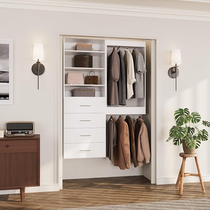 ROOMTEC Modular Closet System, Wooden Tower - Image 2