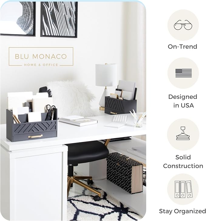 BLU MONACO | Wooden Mail Organizer - Image 5
