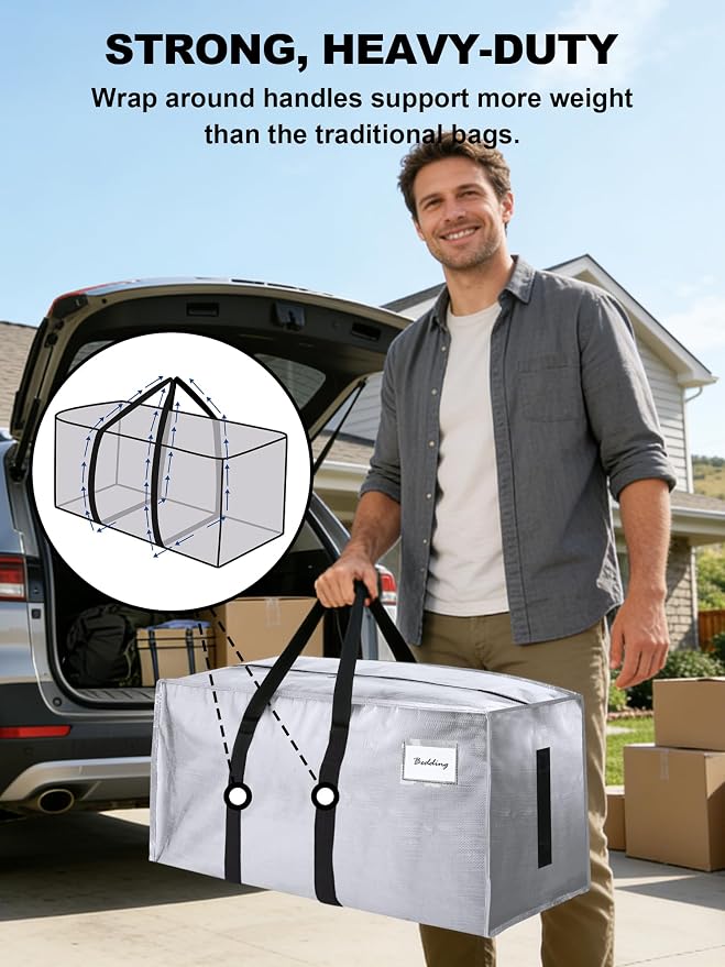 HOMESURE Supports 200lbs Heavy Duty Moving Bags - Image 2