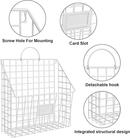 4 Packs Hanging Wall File Organizer - Image 6