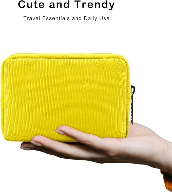 E-Tree Cute Small Makeup Bag, Cosmetic Toiletry Skin Care Make up Little Items - Image 4