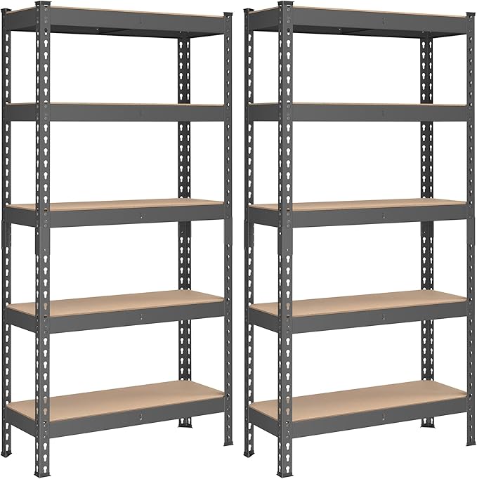 SONGMICS 5-Tier Storage Shelves, Load 2310 lb, Boltless Assembly, Adjustable by SONGMICSbySONGMICSHOME
