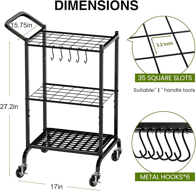 RANXFLOAT Garden Tool Organizer - Image 2