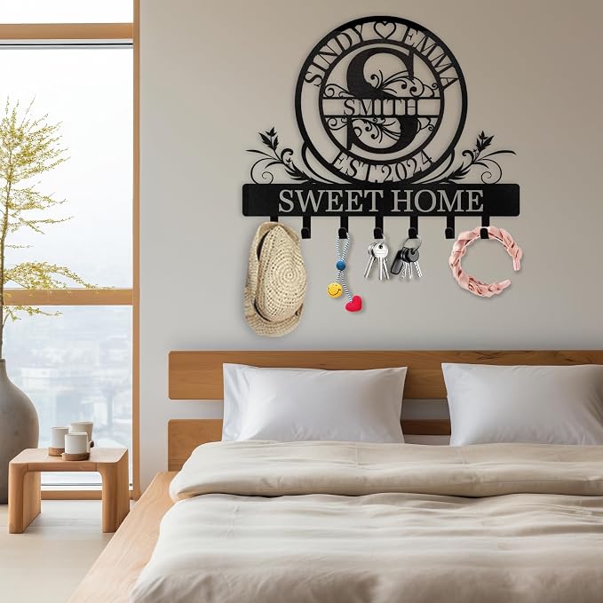 Personalized Key Holder for Wall - Image 4