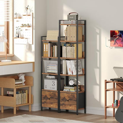 MAHANCRIS Bookshelf, 5-Tier Bookcase - Image 2