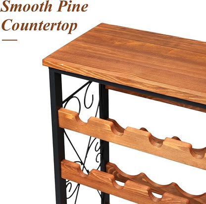 Sonyabecca 48 Bottle Wine Rack Freestanding Floor - Image 3