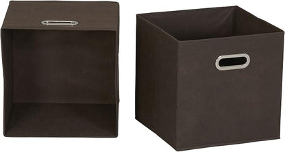 Household Essentials Foldable Fabric Storage Cubes 6-Pack – 11x11x11 Stackable - Image 4
