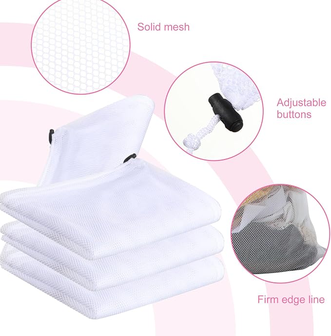 Berlune Large Mesh Laundry Bags, 24 x 36 Inch Bulk Wash Set - Image 3