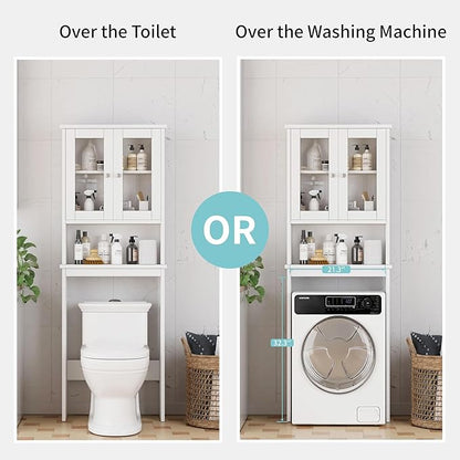 Shintenchi Over the Toilet Storage Cabinet, Bathroom Shelf Organizer - Image 5