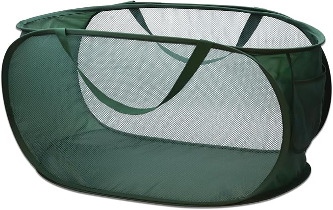 HONOMA Sturdy Mesh Laundry Hamper Basket Bag, Pop up Basket by HONOMA