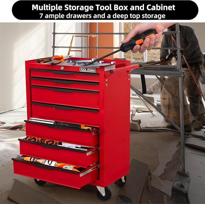 7-Drawer Rolling Tool Chest - Image 7